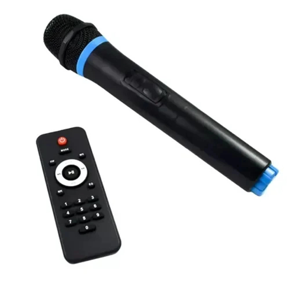 Trade Shop - Altoparlante Portatile Karaoke Con Microfono Wireless Telecomando Effetti Luce Rgb Q-yx9000 -