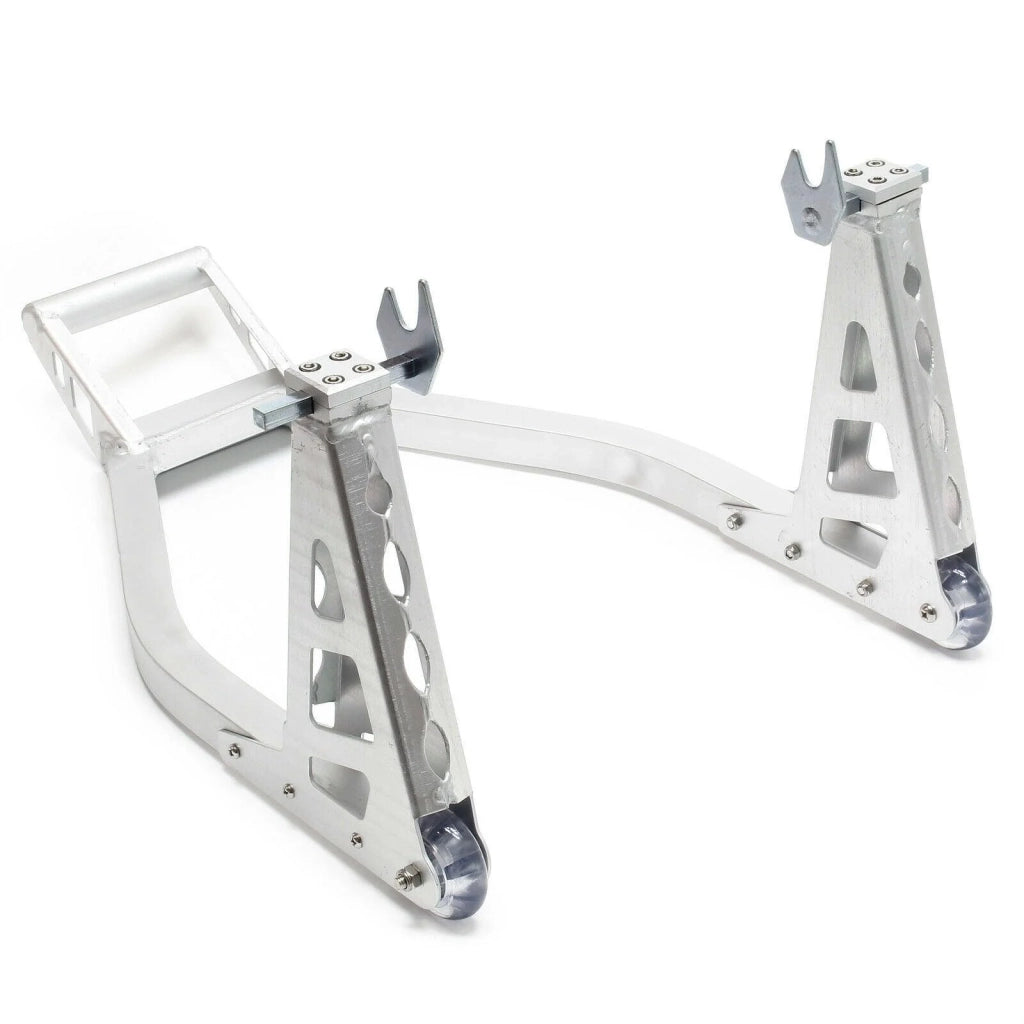 Cavalletto da officina per ruota posteriore moto uso universale supporto di sollevamento moto in alluminio 16_0002932