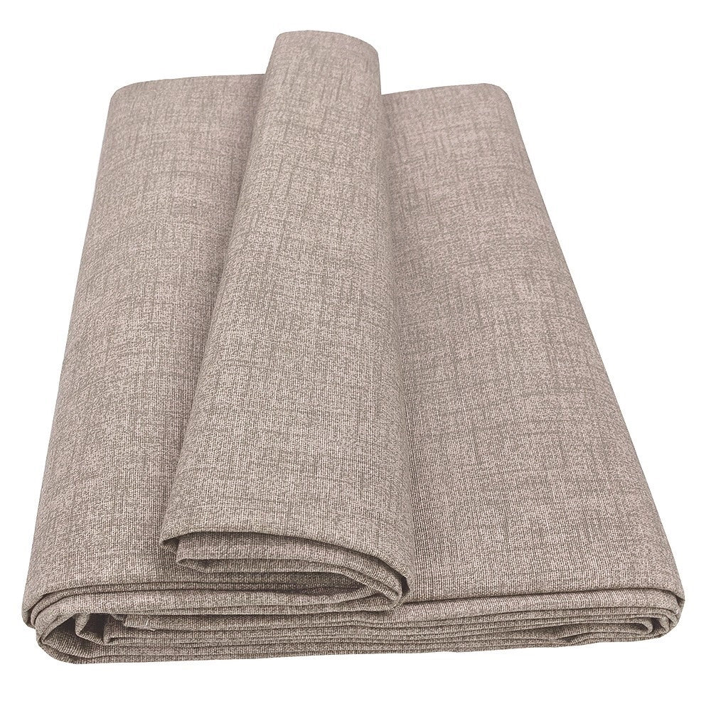 Tessuto Stoffa Cotone Loneta Cucito Creativo Abbigliamento Arredamento Rivestimenti 2,8x2 Mt Tortora