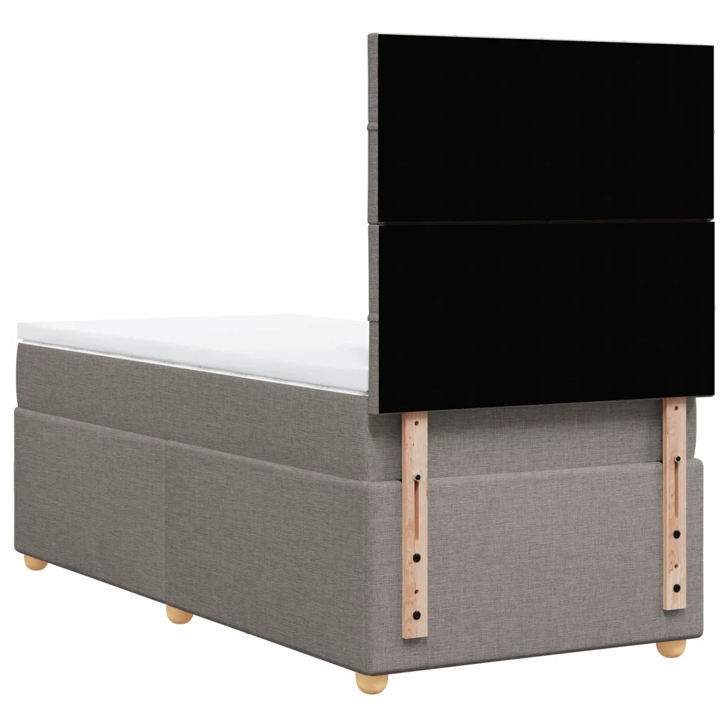 Giroletto a Molle con Materasso Tortora 80x200 cm inTessuto 3293411