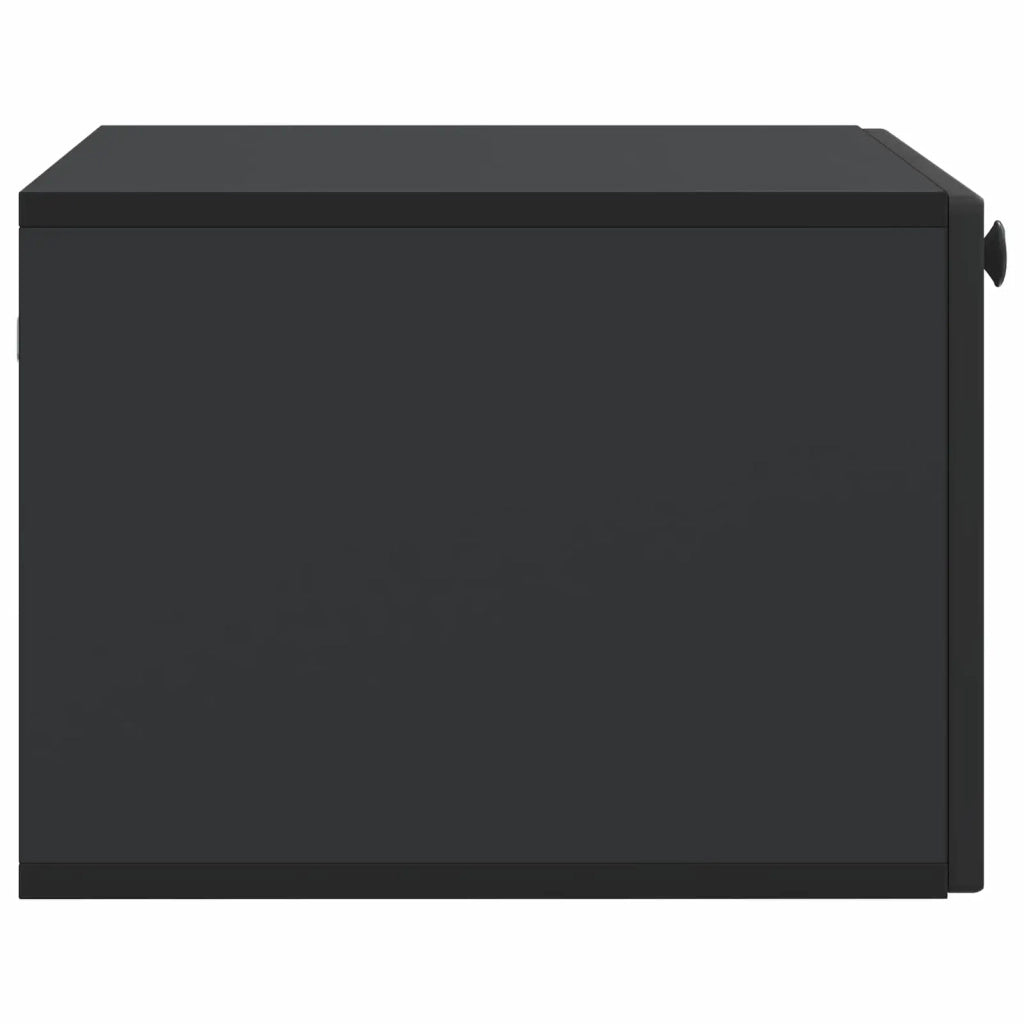 Mobile Porta TV da Muro-Credenza per TV sospesa Nero 59,5 x 41 x 30 cm 706097