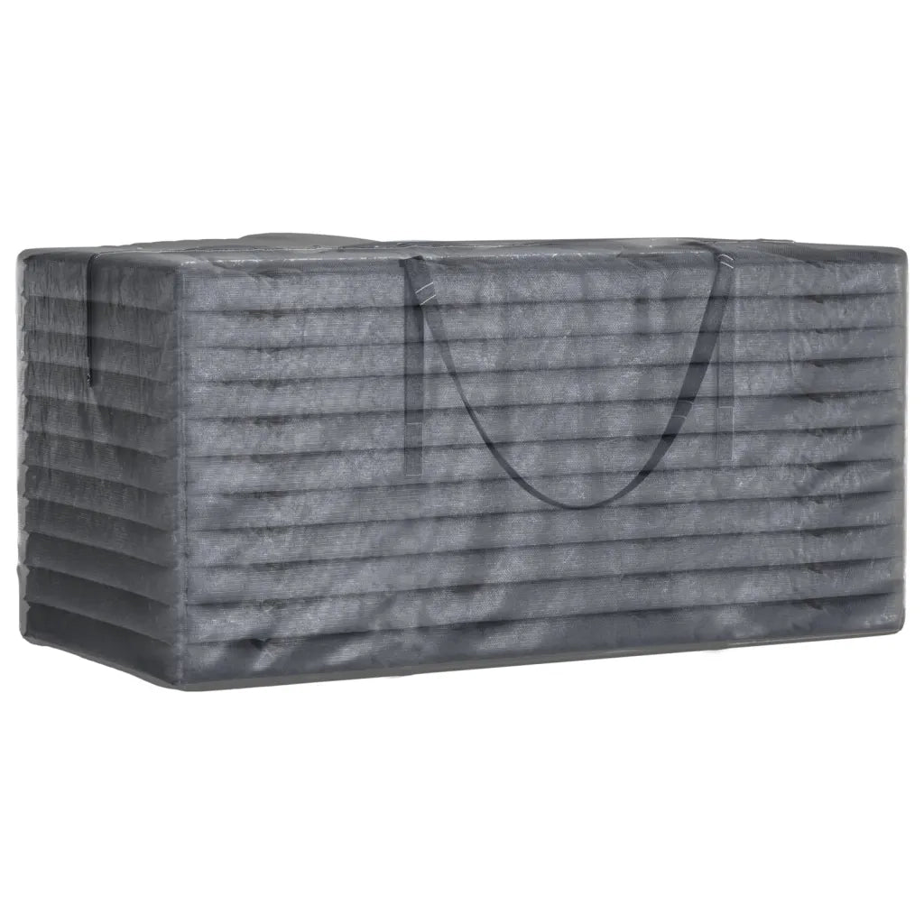 Borse Porta Cuscini Giardino 2 pz Nere 150x75x75 cm Polietilene CFW1085999