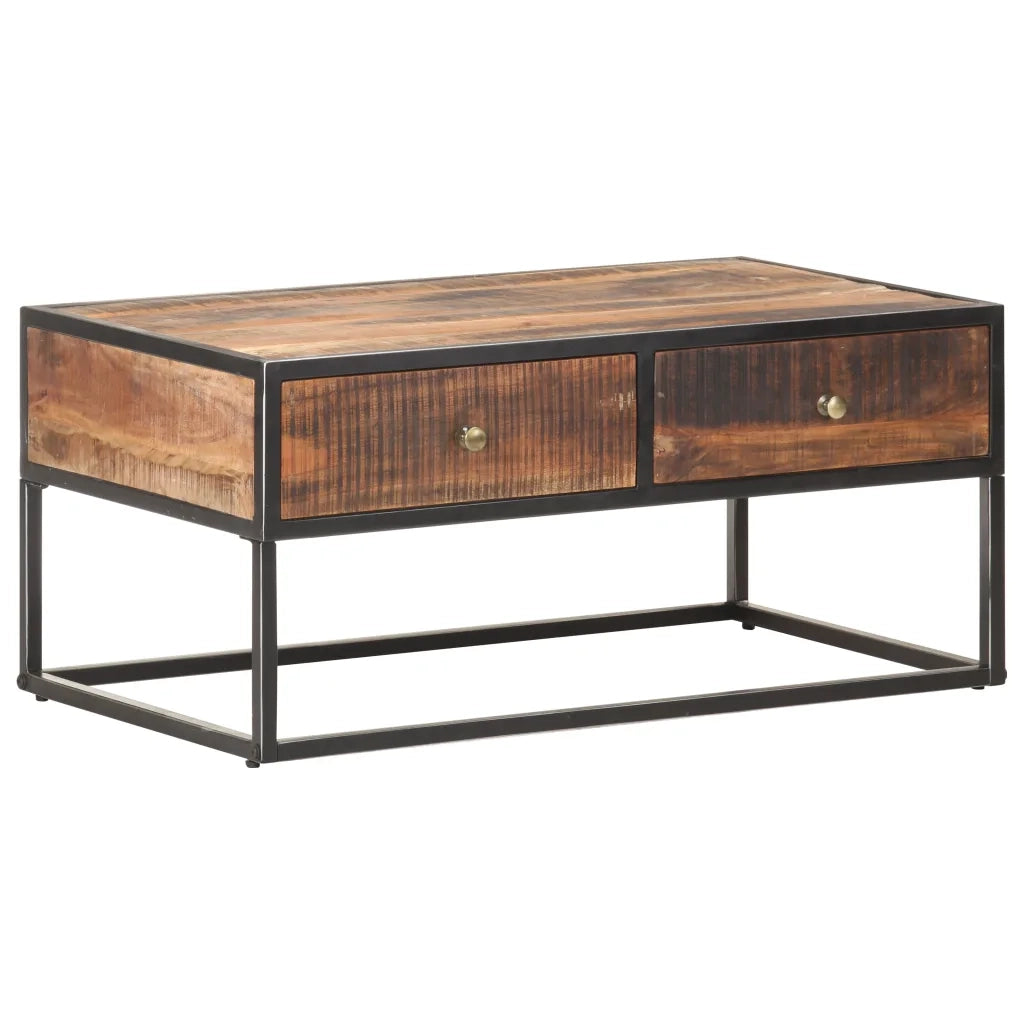 Tavolino da Salotto 90x50x40 cm in Legno di Acacia Grezzo 320912