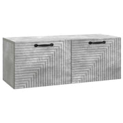 Mobile Porta TV da Muro Grigio Cemento 78,5 x 31 x 30 cm