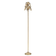 Portacandela VKH335, Oro, Metallo, 17x17x118 cm