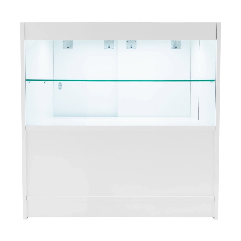 Set Banconi Negozi Bianco Phoenix LED C900 CM60 TB60 con Serrature e Vetrina