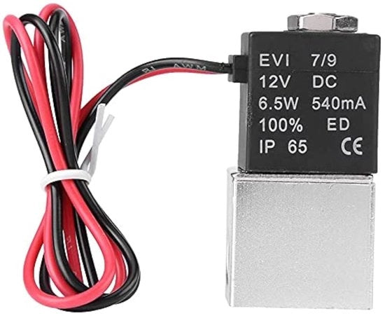Vitale Flussi - Valvola Magnetica Pneumatica 2 vie - 220V Chiusura Normale - Valvola di Scarico in Alluminio - Valvola a Solenoide Gas/Liquido Acqua - Duratura e Resistenza Corrosione