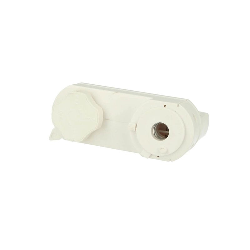 Sistema Illuminazione Binario Trifase Bianco, Binario Connettori Giunti Accessori (Testa Alimentazione Del Faro)