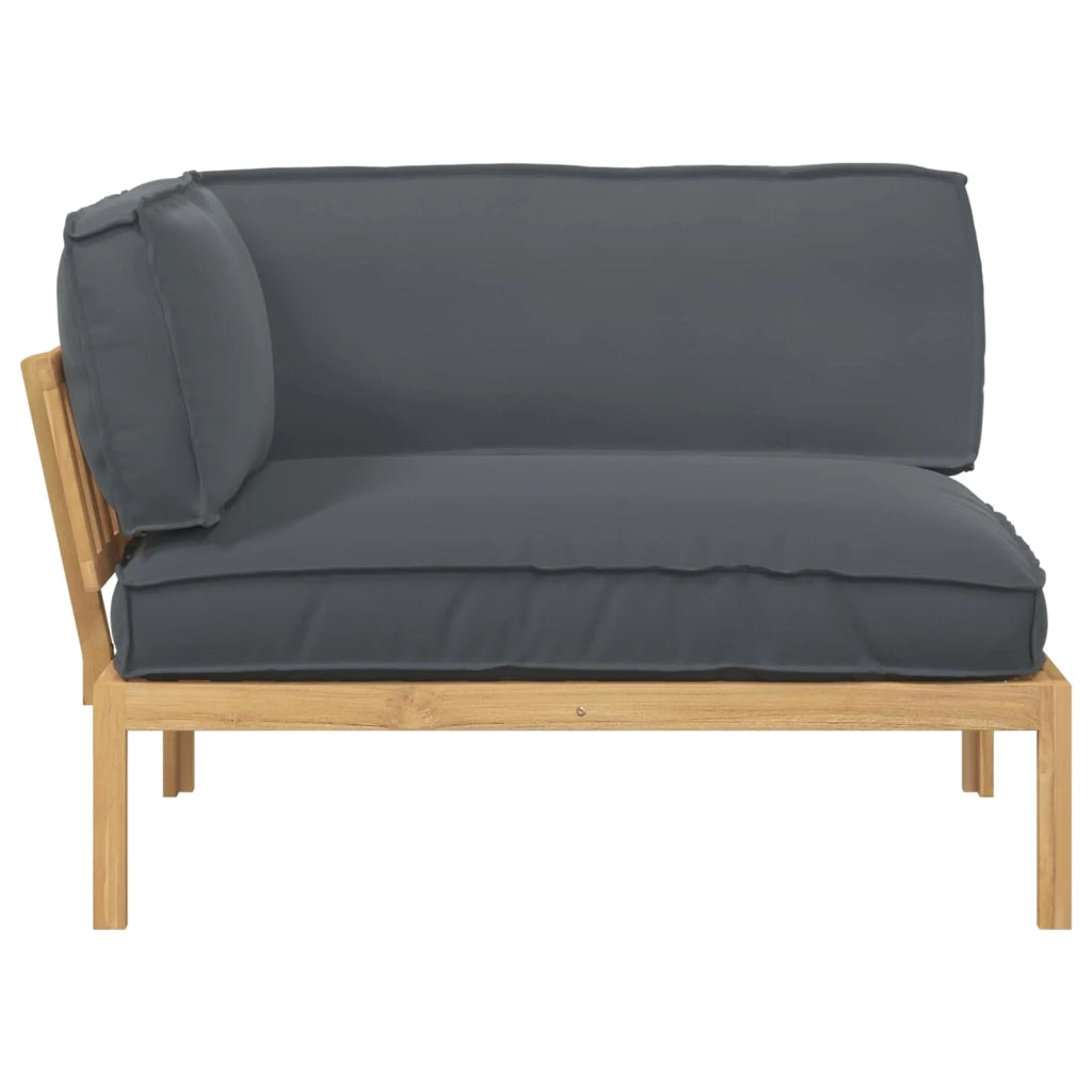Set di divani con cuscino Antracite 133 x 92 x 69 cm