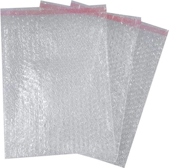 Borsa di Bubble Wrap trasparente 230 x 285 (Pacco da 50) - Materiali di protezione per imballaggio