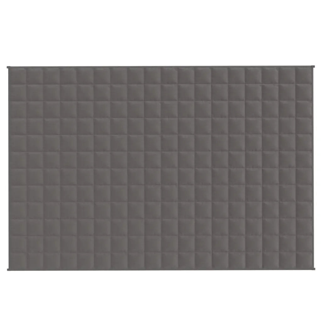 Coperta Ponderata Grigia 122x183 cm 9 kg in Tessuto