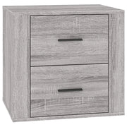Comodino | Armadio da Notte | Mobiletto da notte Grigio Sonoma 50x39x47 cm