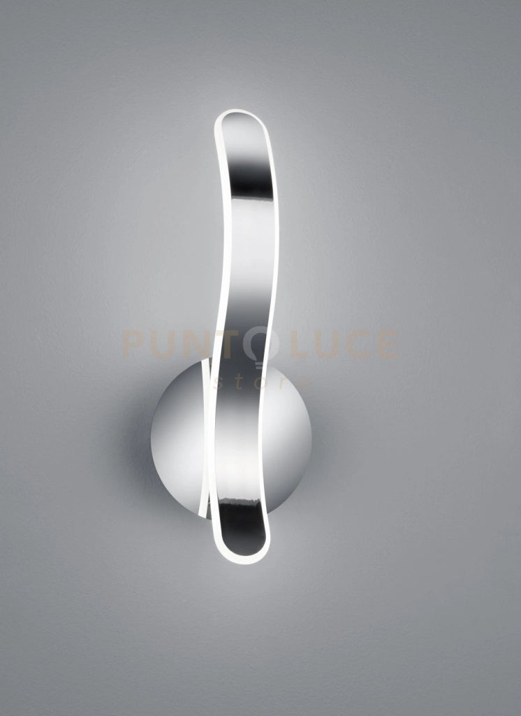 PARMA APPLIQUE LED 11W 1400lm, 4000K CROMO CON DIMMERAZIONE AD INTERRUTTORE H.39CM