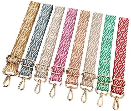 Cintura Porta Borse Estensibile 72-130 cm - Cinturone Porta Borse - Cinturone Boho - Cinturone con Fermo Carabina - Cinturone in Nylon Durevole - Cinturone Comodo e Robusto - Cinturone Porta Borse