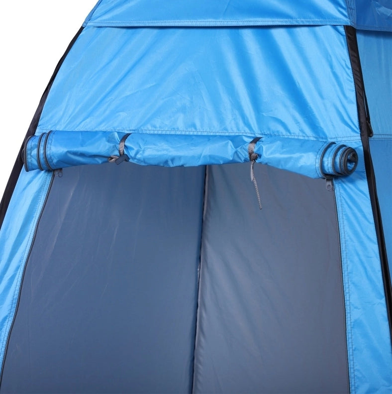 Tenda doccia pop up 120x120x190 cm in poliestere blu