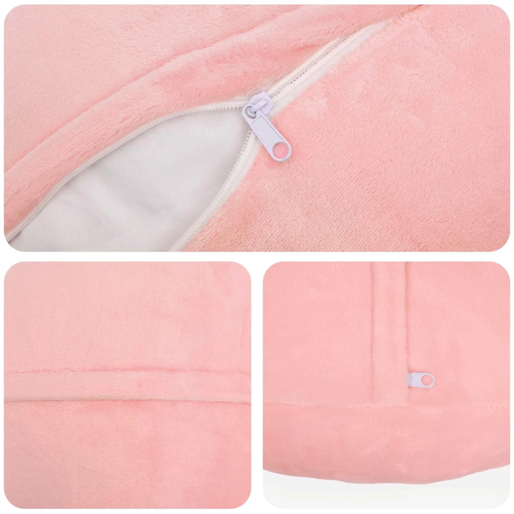 Federa 2 pcs HEERLEN Rosa Ø 40 cm Flanella 922461
