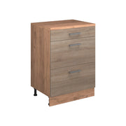Mobile per mansarda Rion Sonoma/Rovere dorato 60 x 83.8 cm senza inclinazione con 3 cassetti Vicco