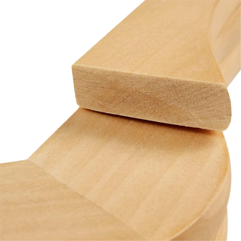 Set 20 Grucce in Legno Naturale per Giacche, Camicie e Pantaloni con Barra e Intagli per Spalline, Appendini Resistenti Salvaspazio Armadio 44,5 cm