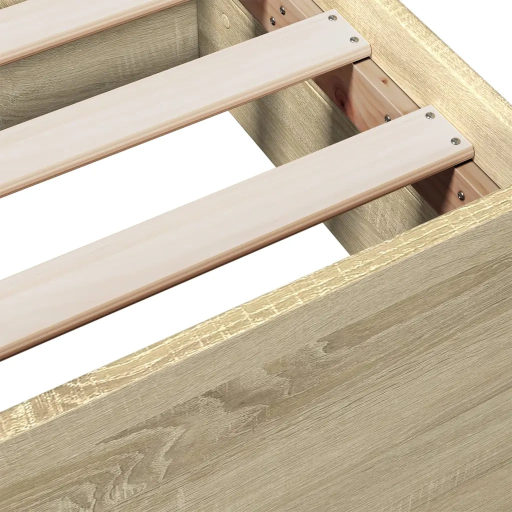Giroletto Cassetti Rovere Sonoma 90x190 cm Legno Multistrato 3280344