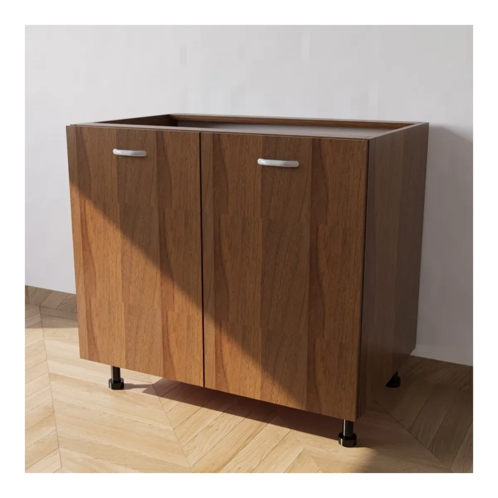 Calandrelli Base Cucina 80 con 2 ante  L 80 P 55,5 H 72 cm Noce Scuro