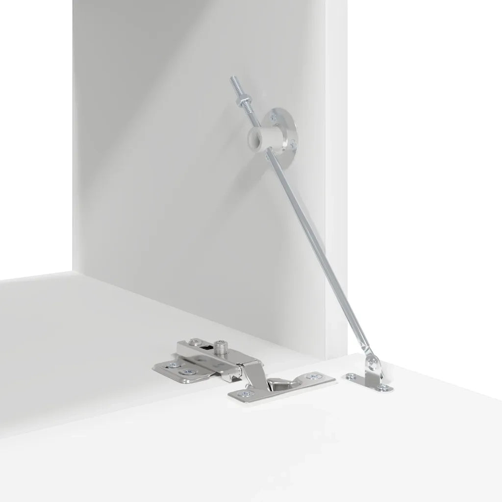 Set Mobili Porta TV 10 pz Bianco in Legno Multistrato 3078724