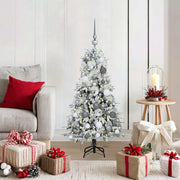 Albero di Natale Artificiale con Rami Pieghevoli Bianco 120 cm 3397457