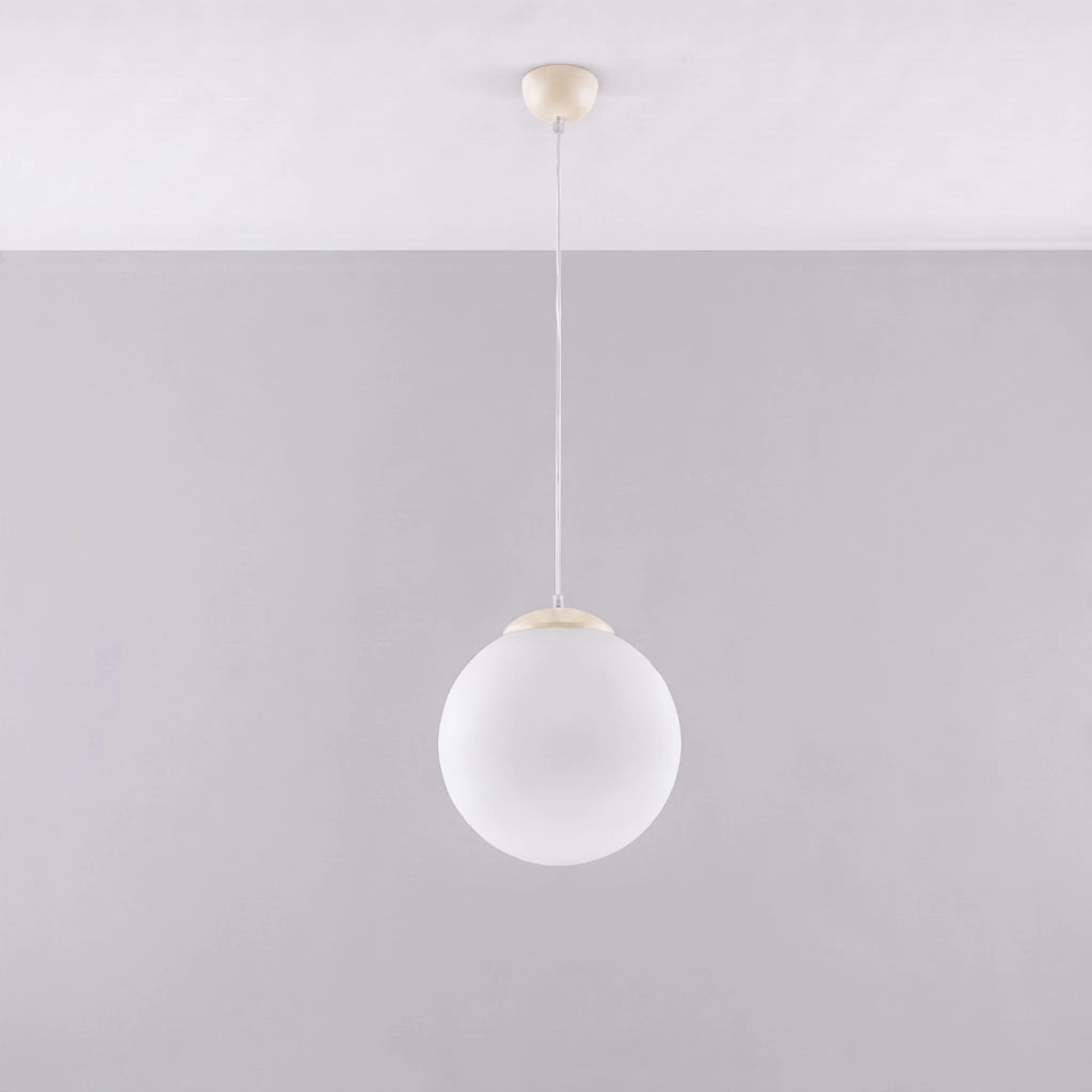 Lampada a sospensione UGO 30 beige