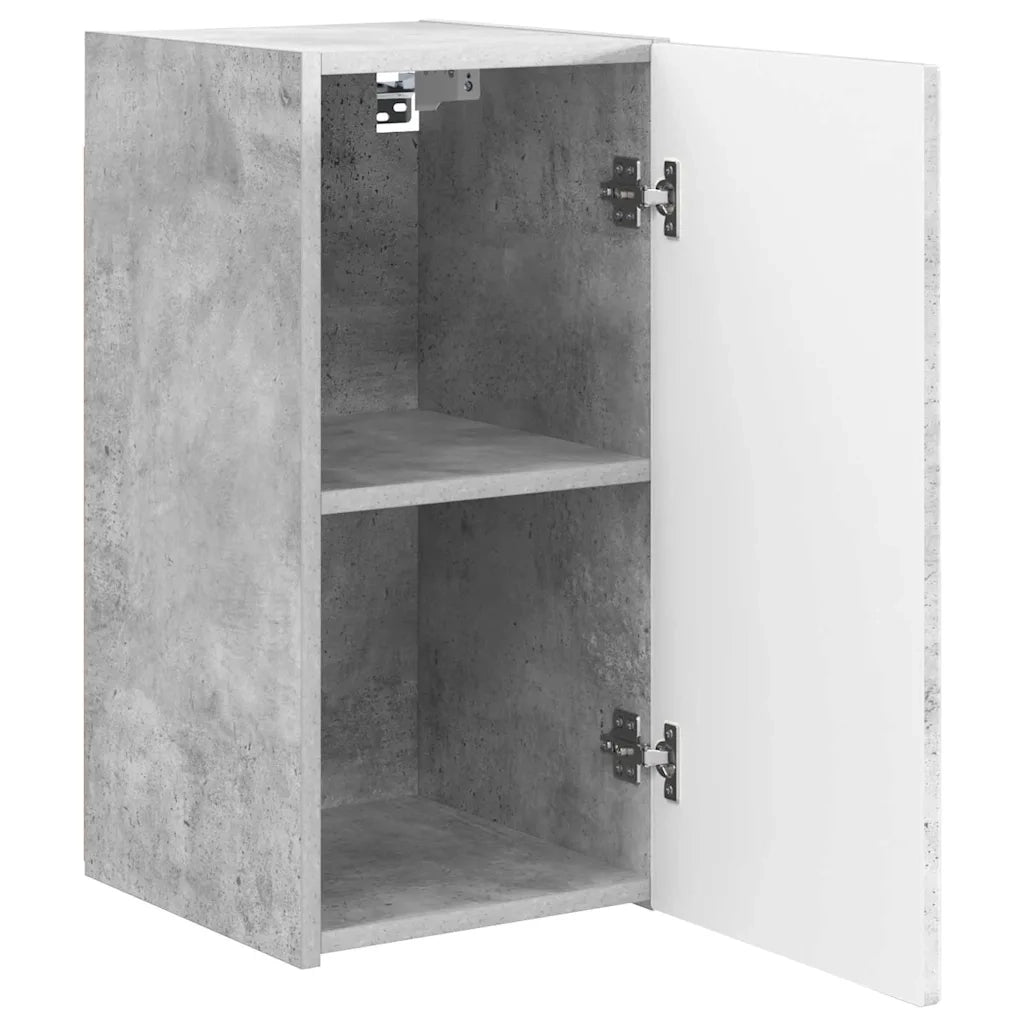 Mobile TV da parete-Mobile TV a Muro-Credenza TV Calcestruzzo 30 x 31 x 60 cm