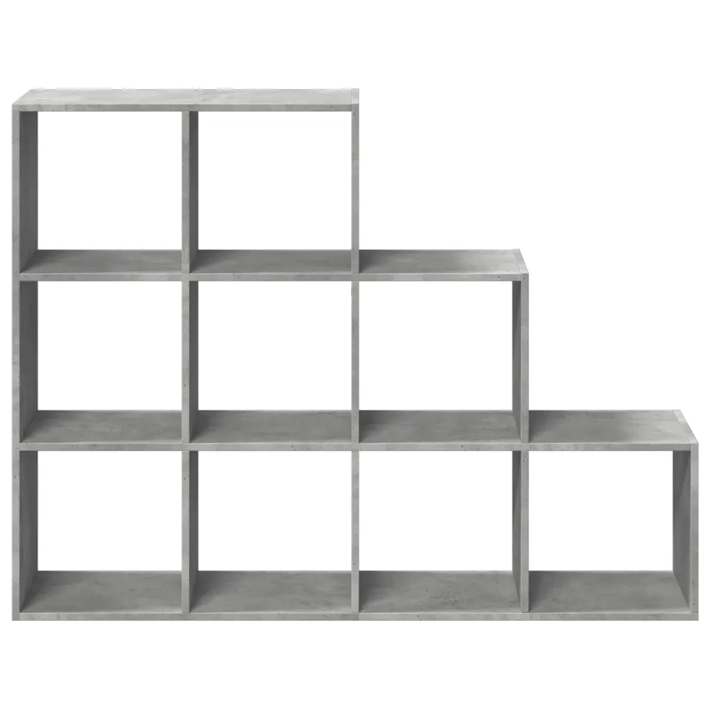 Libreria 4 Ripiani Grigio Cemento 137,5x29x103,5 cm Truciolato 857979