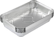 25 lekchiere in alluminio - lekchiere alluminio 32 x 21,5 cm - 2250 ml - contenitori rettangolari per alimenti - bacini di raccolta termoresistenti