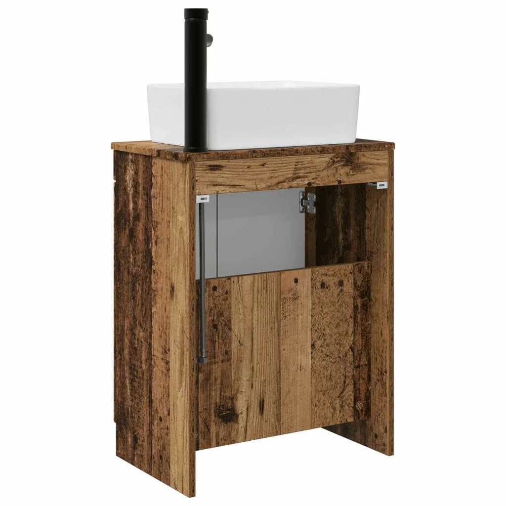 Mobile da bagno con lavabo Legno antico 54 x 35 x 83 cm