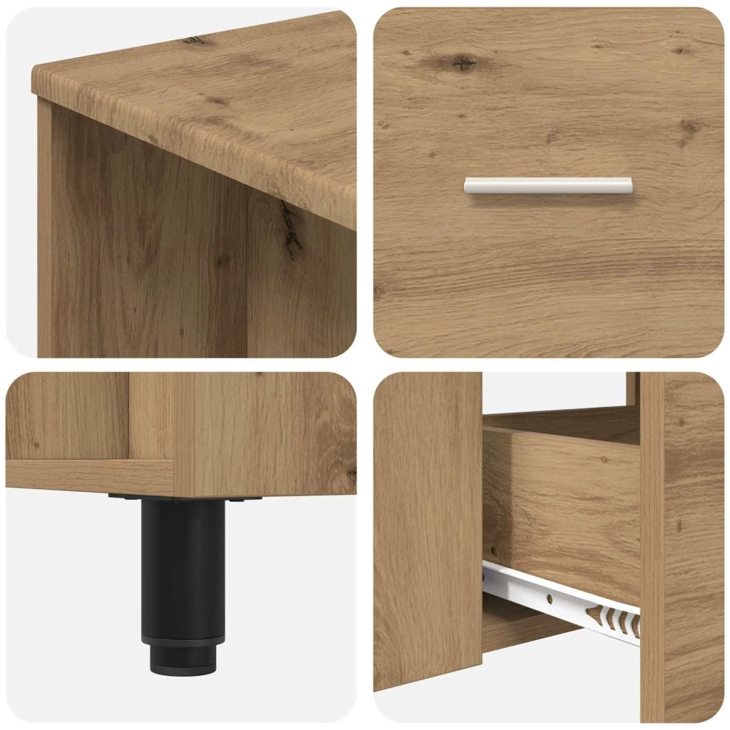 Mobiletto da bagno Rovere Artigianale 80 x 35 x 60 cm 889394