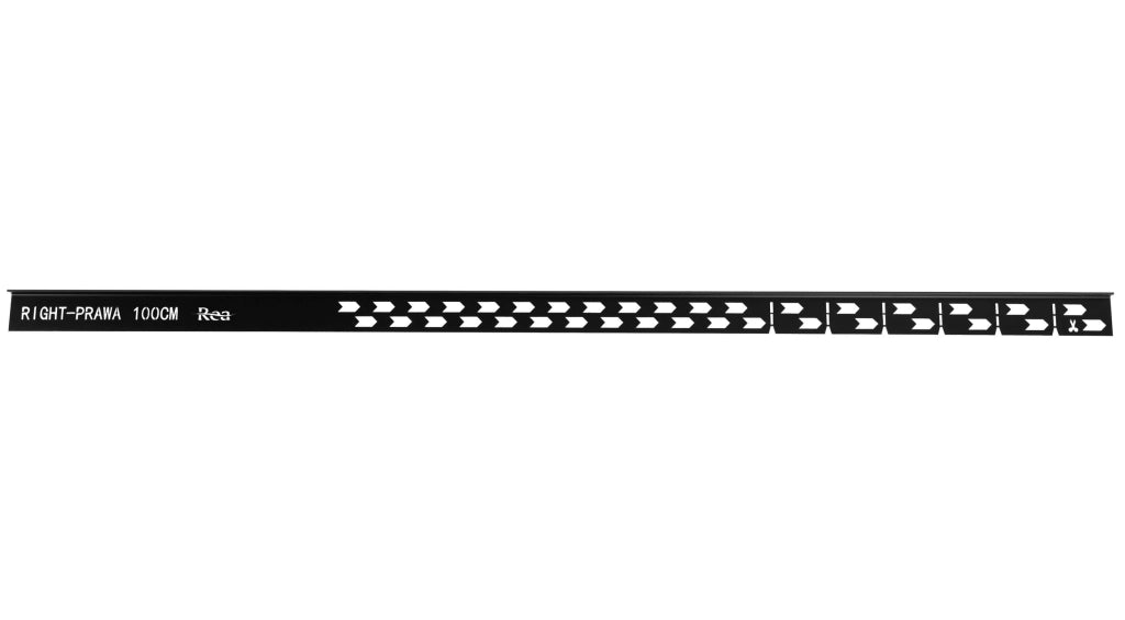 Profilo Doccia Pendenzato 100cm Black sinistra