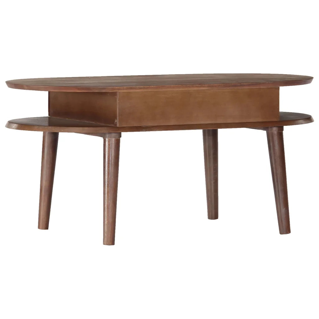 vidaXL Tavolino da Salotto 100x50x46 cm in Legno Massello di Acacia