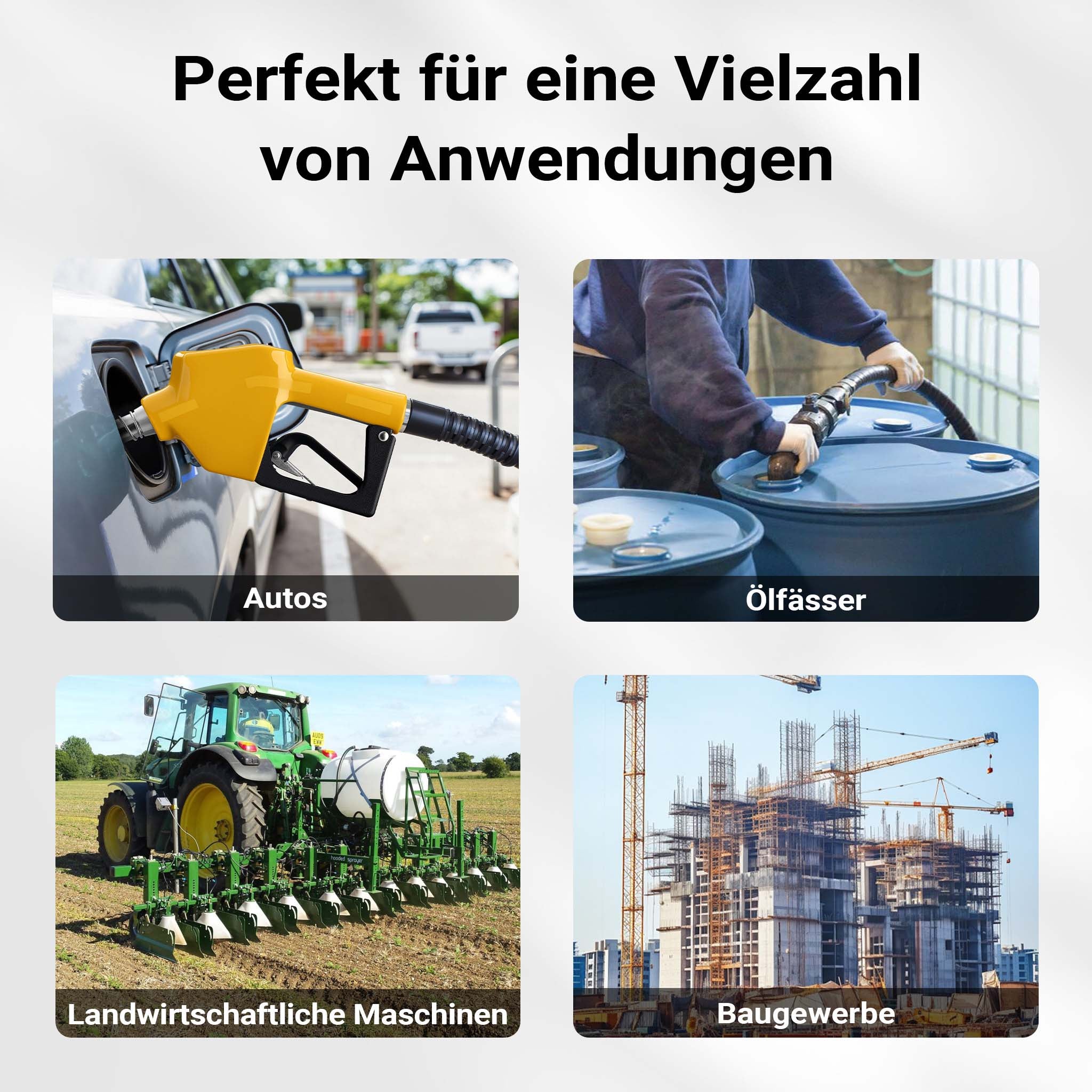 Pistola erogatrice automatica per gasolio e diesel 24 mm (3/4") 120 l/min DN20