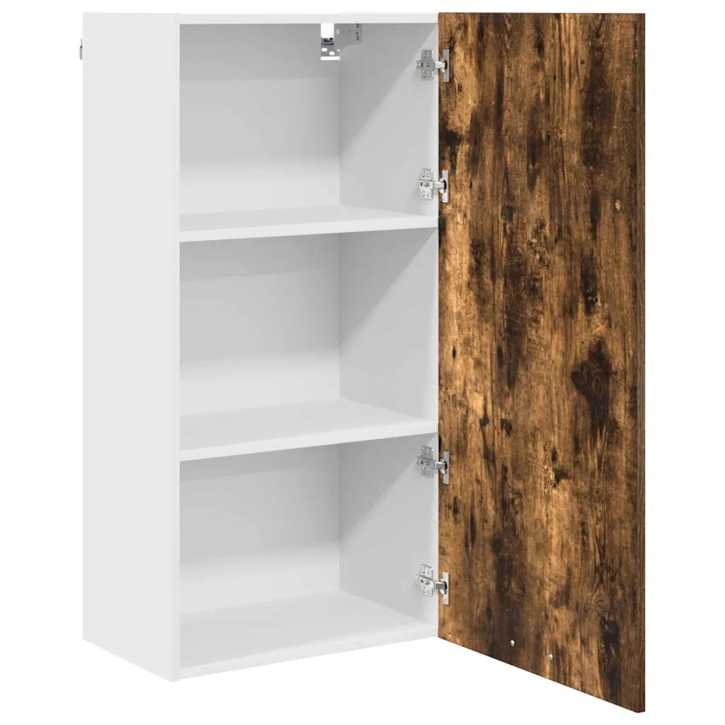 Armadio pensile Rovere Affumicato e Bianco 50 x 31 x 100 cm 884350