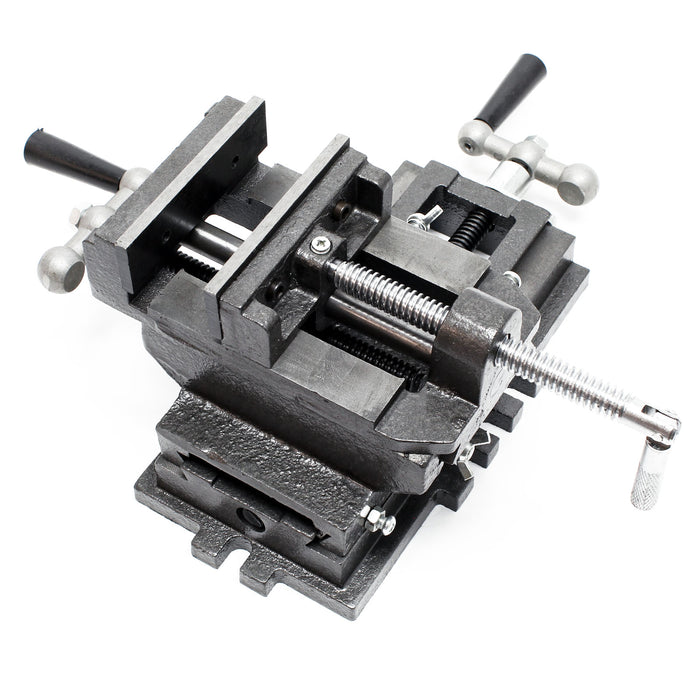 Morsa a croce per trapano 75mm Morsa a 2 assi X-Y per macchine trapani a colonna