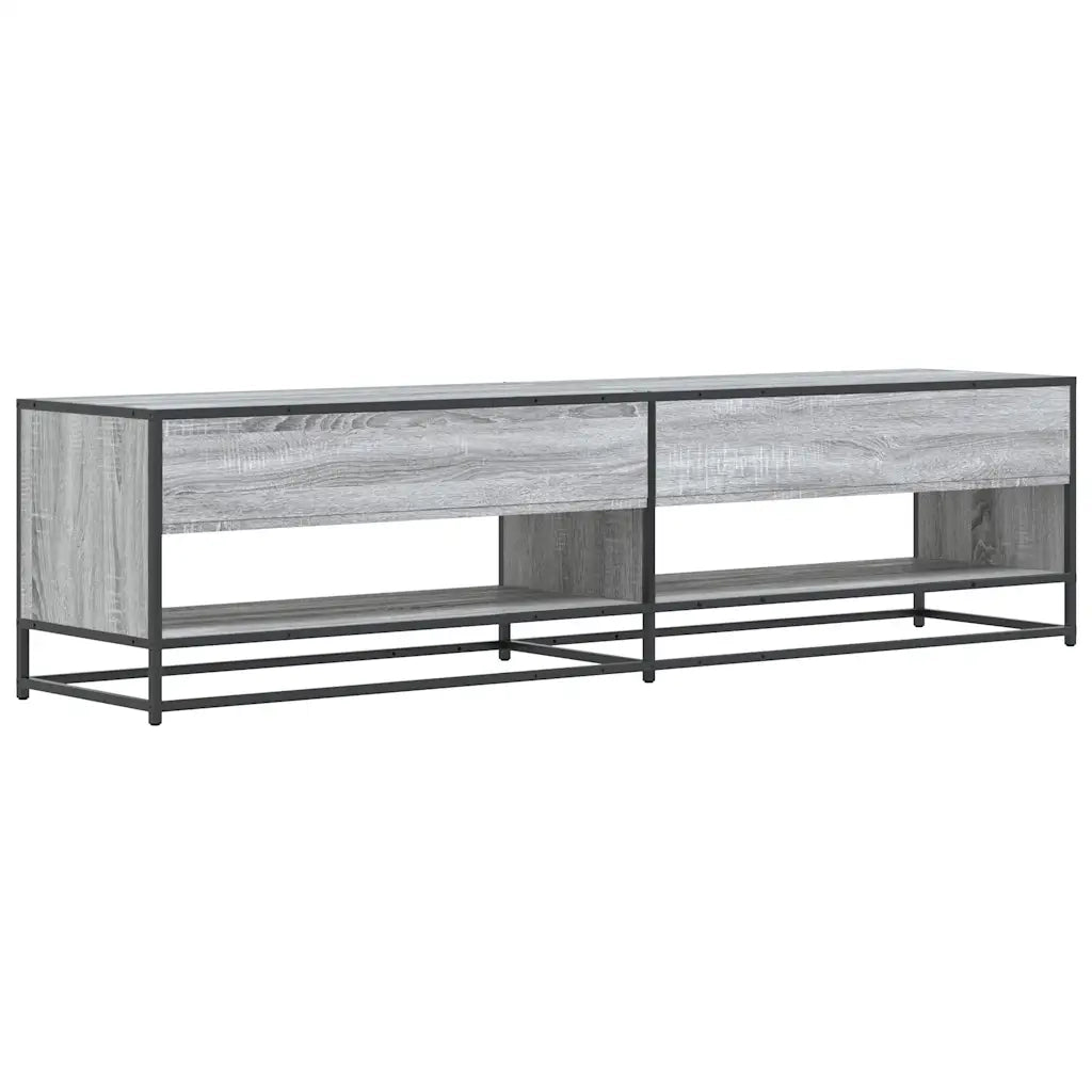 Mobile Porta TV Grigio Sonoma 180,5x40x46 cm in Truciolato 3300803