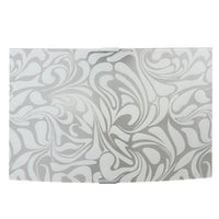 Applique 1xE27 Montatura Argento Vetro Lastra Bianco E-Energy Corinna