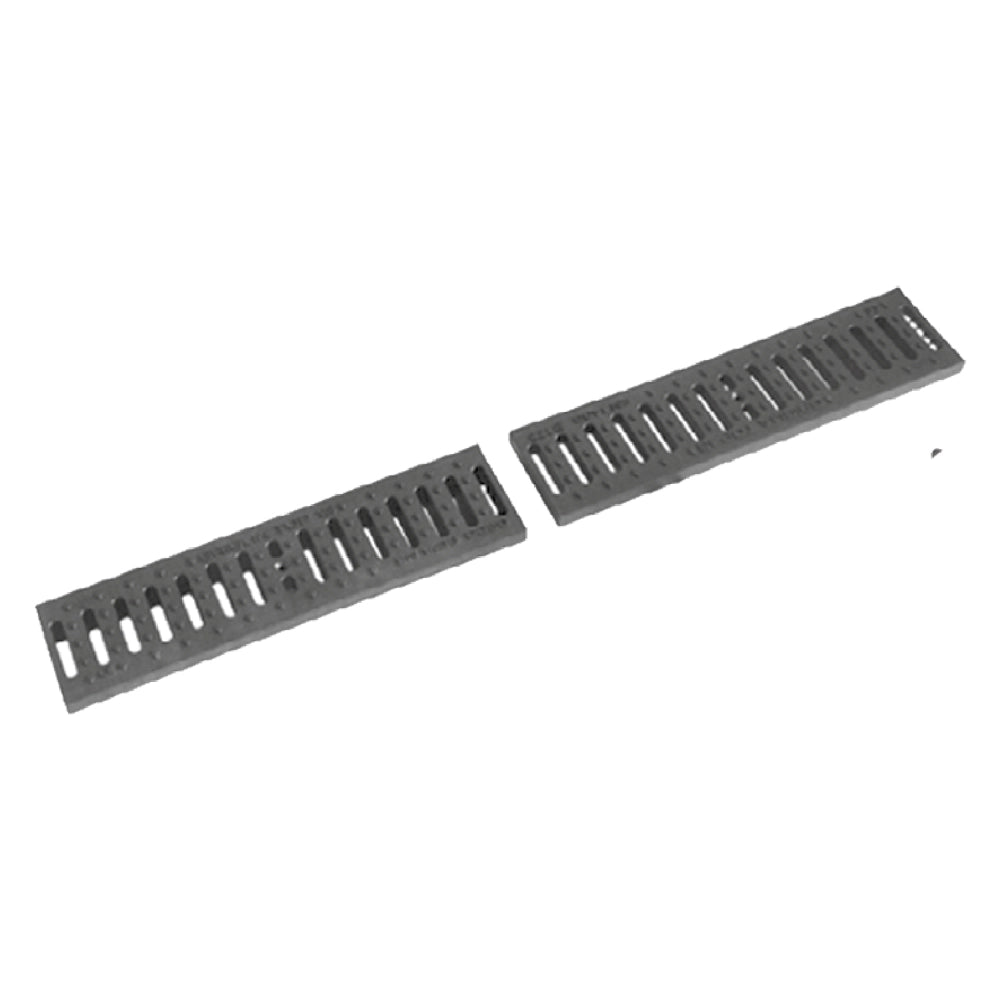GRIGLIA PLASTICA PER CANALETTA 'TOP' C250 - cm   50 x 12,6 x H. 2,6- 2 pezzi