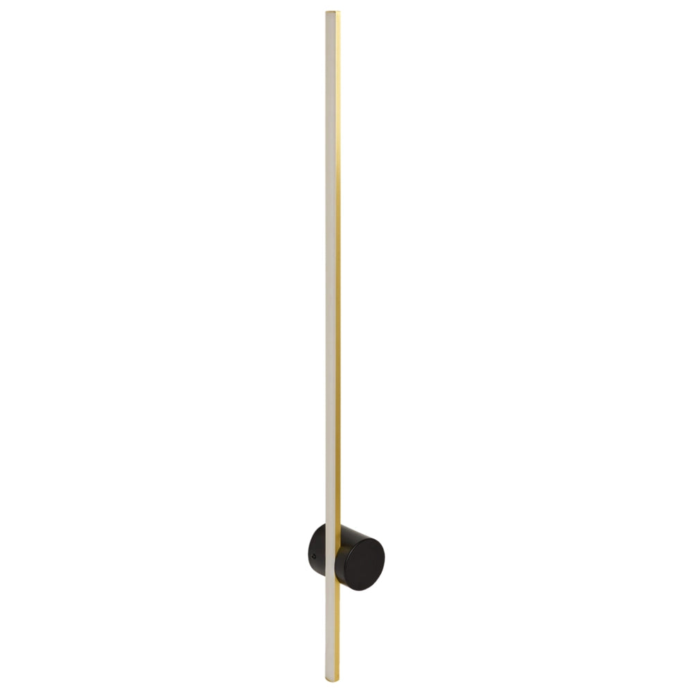 Lampada da parete a LED Oro Alluminio Nero Ferro Base 90 cm Luce Illuminazione Camera da letto Soggiorno Design Moderno