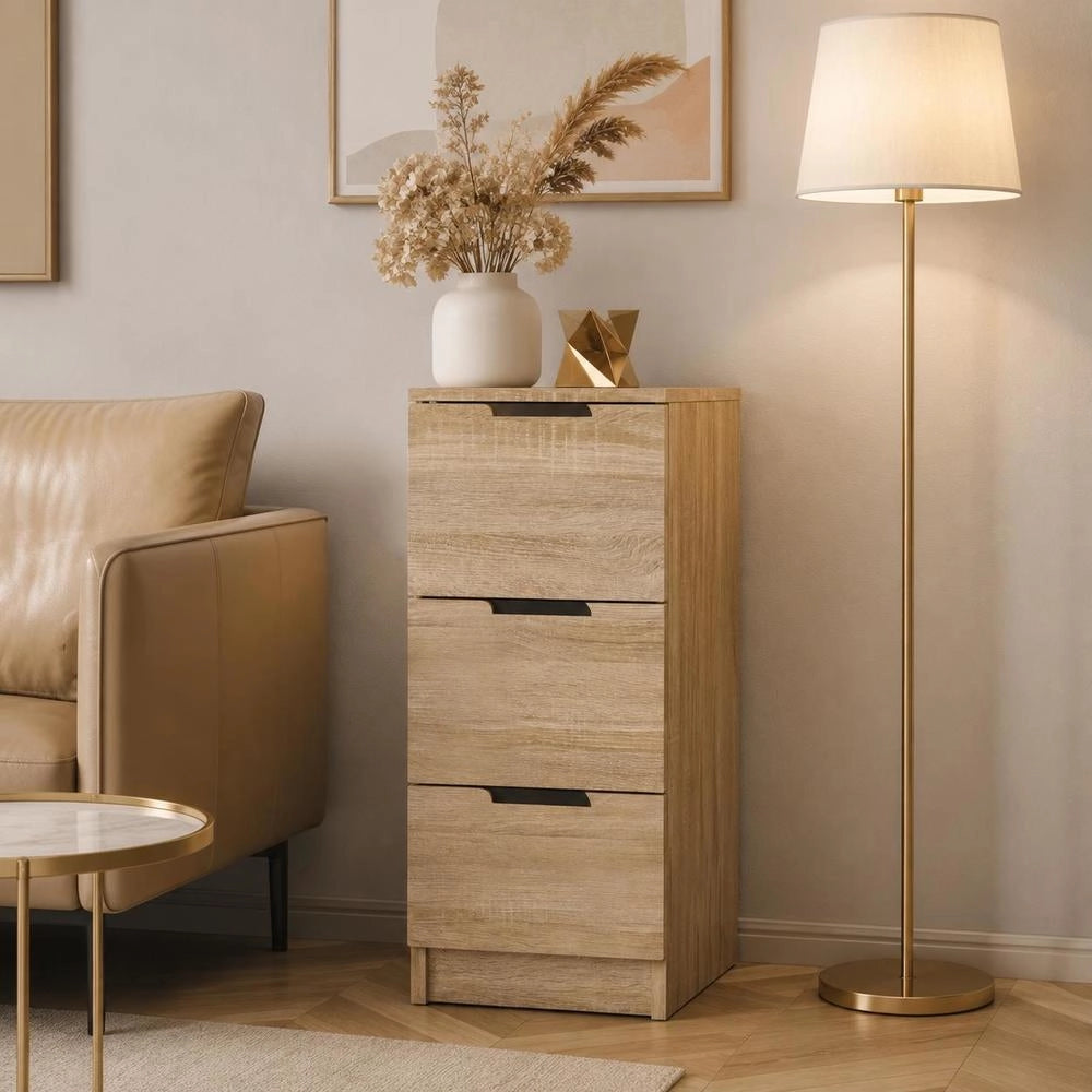 Sideboard Sonoma Oak 30x30x70 Cm Wood Material