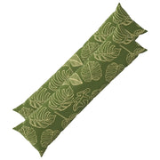 Federa 2 pcs HEERLEN Design a foglia 40 x 145 cm Poliestere 908974