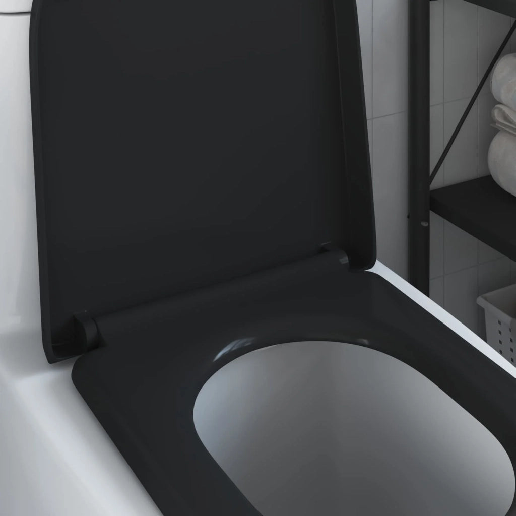 Sedile del WC Nero 49 x 36 x 4 cm Duroplast CFW5861699