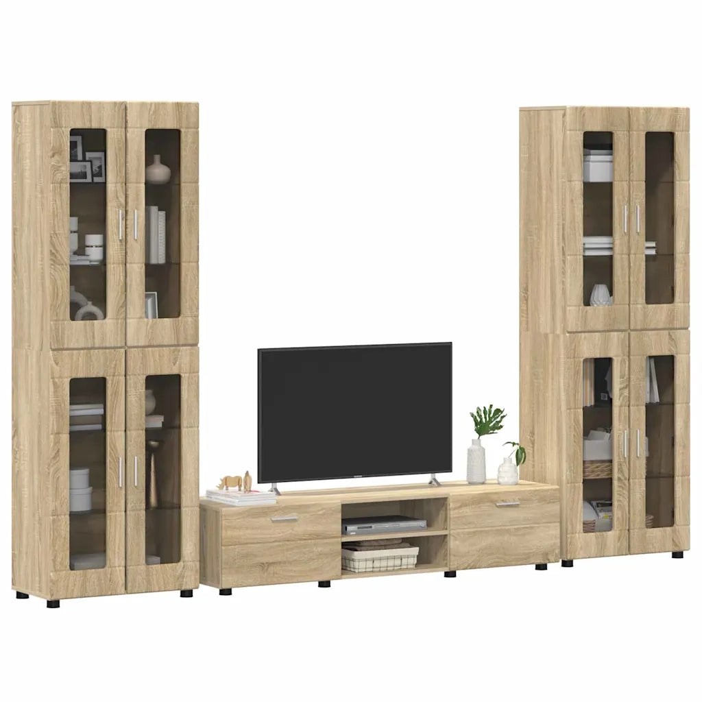 Set mobile TV FLORIN 3 pcs Rovere Sonoma Legno multistrato 3397986