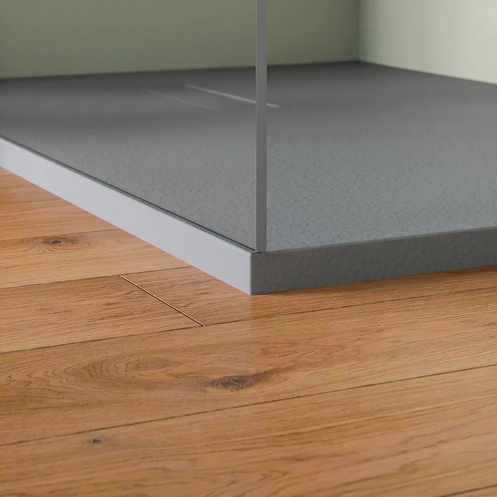 Piatto doccia 80x100 cm in marmoresina grigio effetto pietra | Merlera