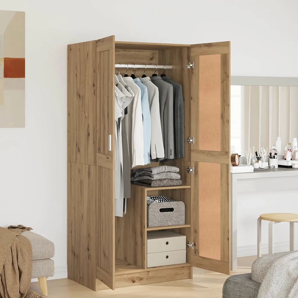 Guardaroba con porta Rovere Artigianale 82,5 x 51,5 x 180 cm 875162