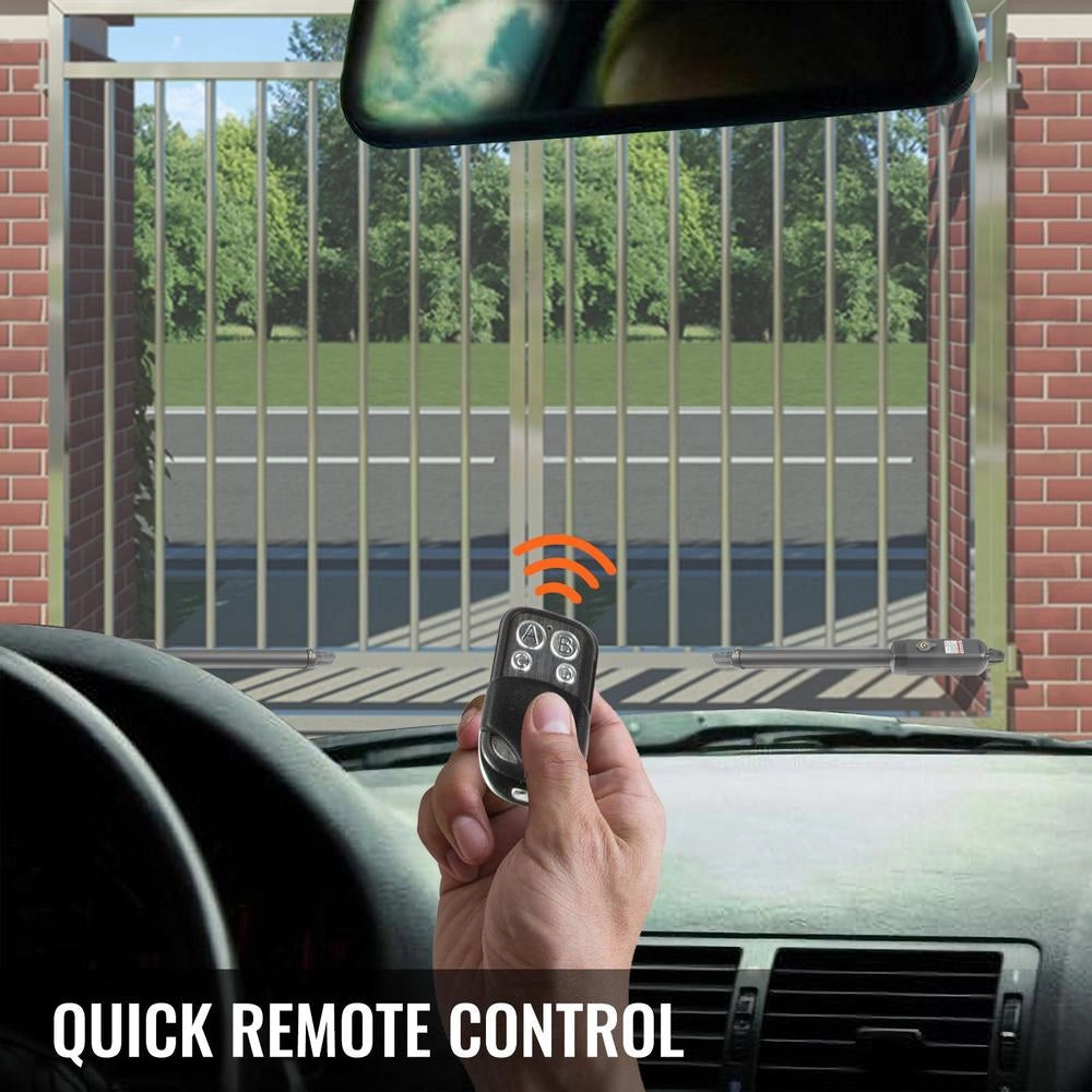 Double Swing Gate Opener Garage Door Drive 300kg 2.74m