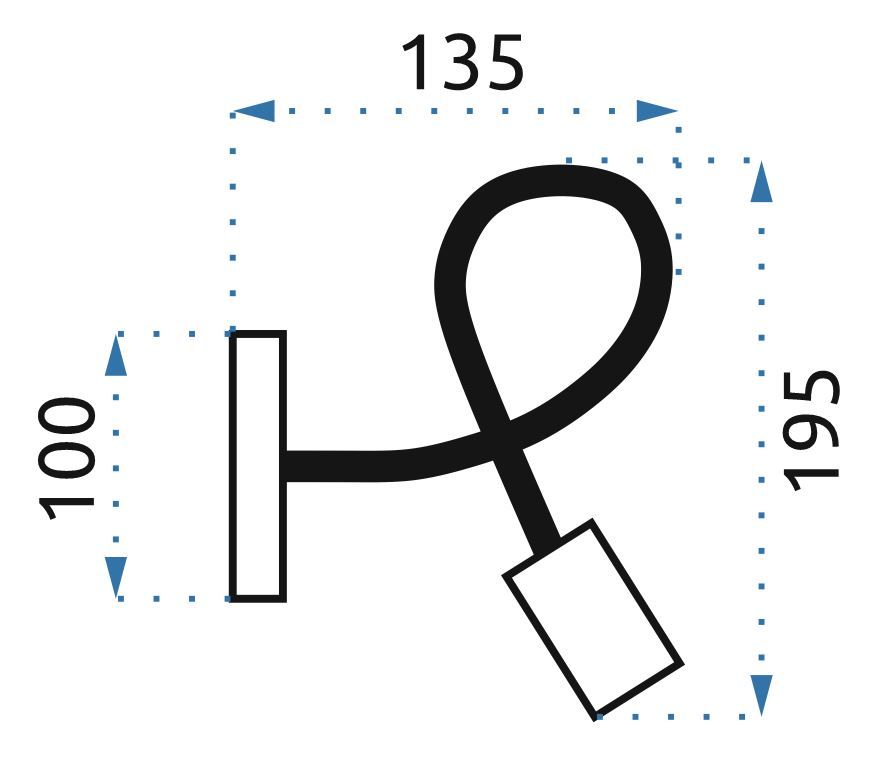 Lampada Da Muro Metallico Loft Paradise Gold APP516-1W