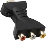 Adattatore HDMI a AV Scart Converter 1080P a 3 RGB Component Video Audio Connector Interfaccia a Verga Plug & Play Compatibilità Universale per TV Laptop Xbox PS3 DVD Duraturo e